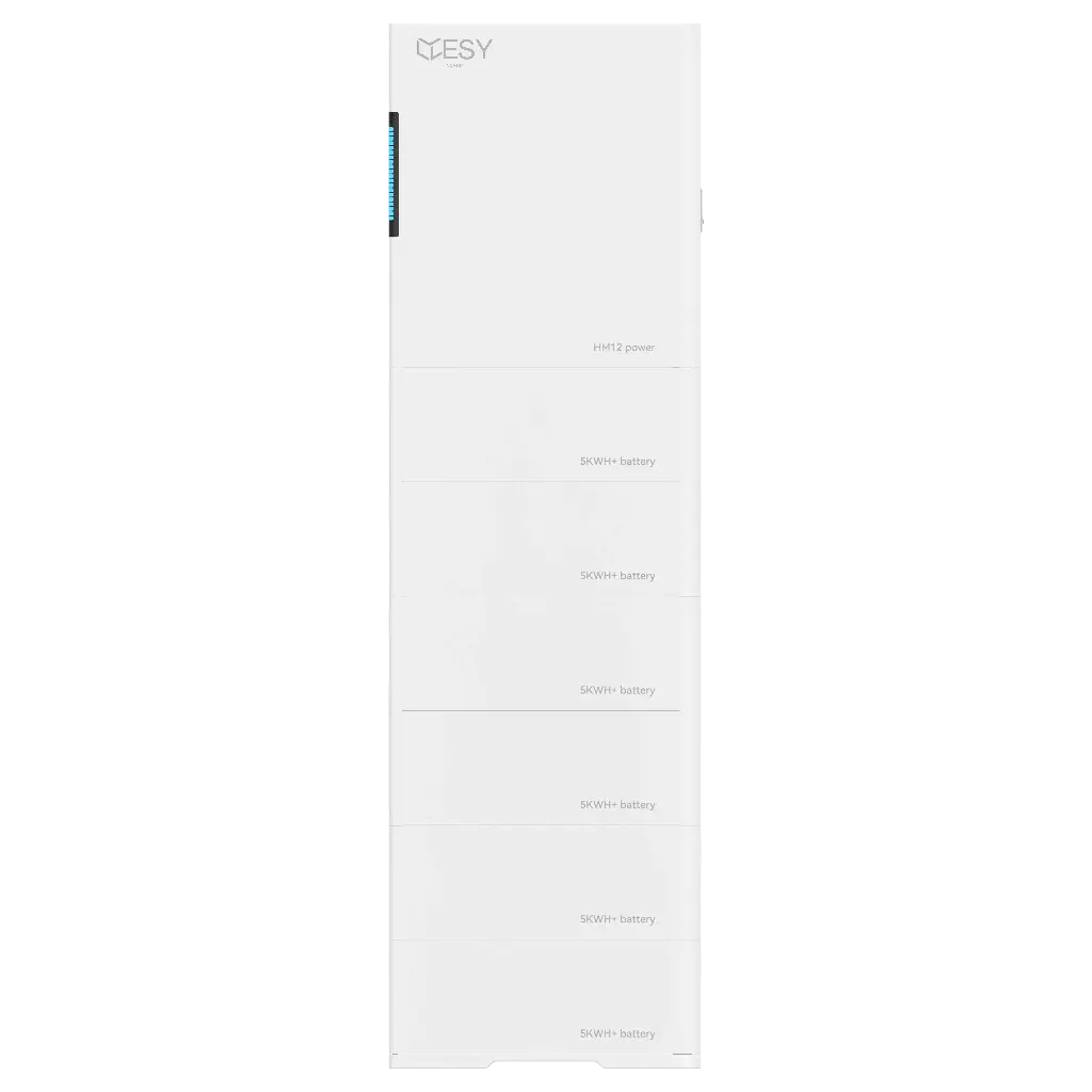 HM12-30 PV inverter med 12 kW udgangseffekt og 30 kWh batterilagring, 1 fase