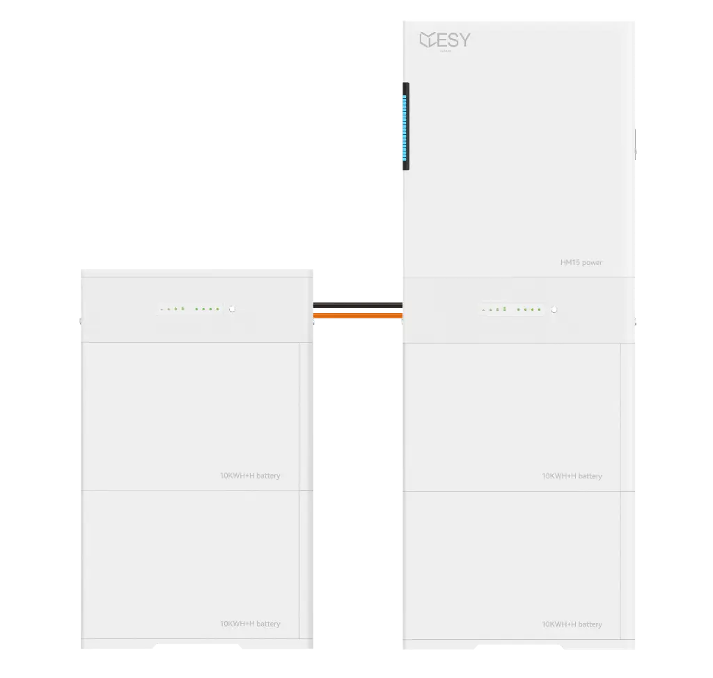HM15-40 PV-omvormer met 15 kW uitgangsvermogen en 40 kWh batterijopslag, 3 fasen