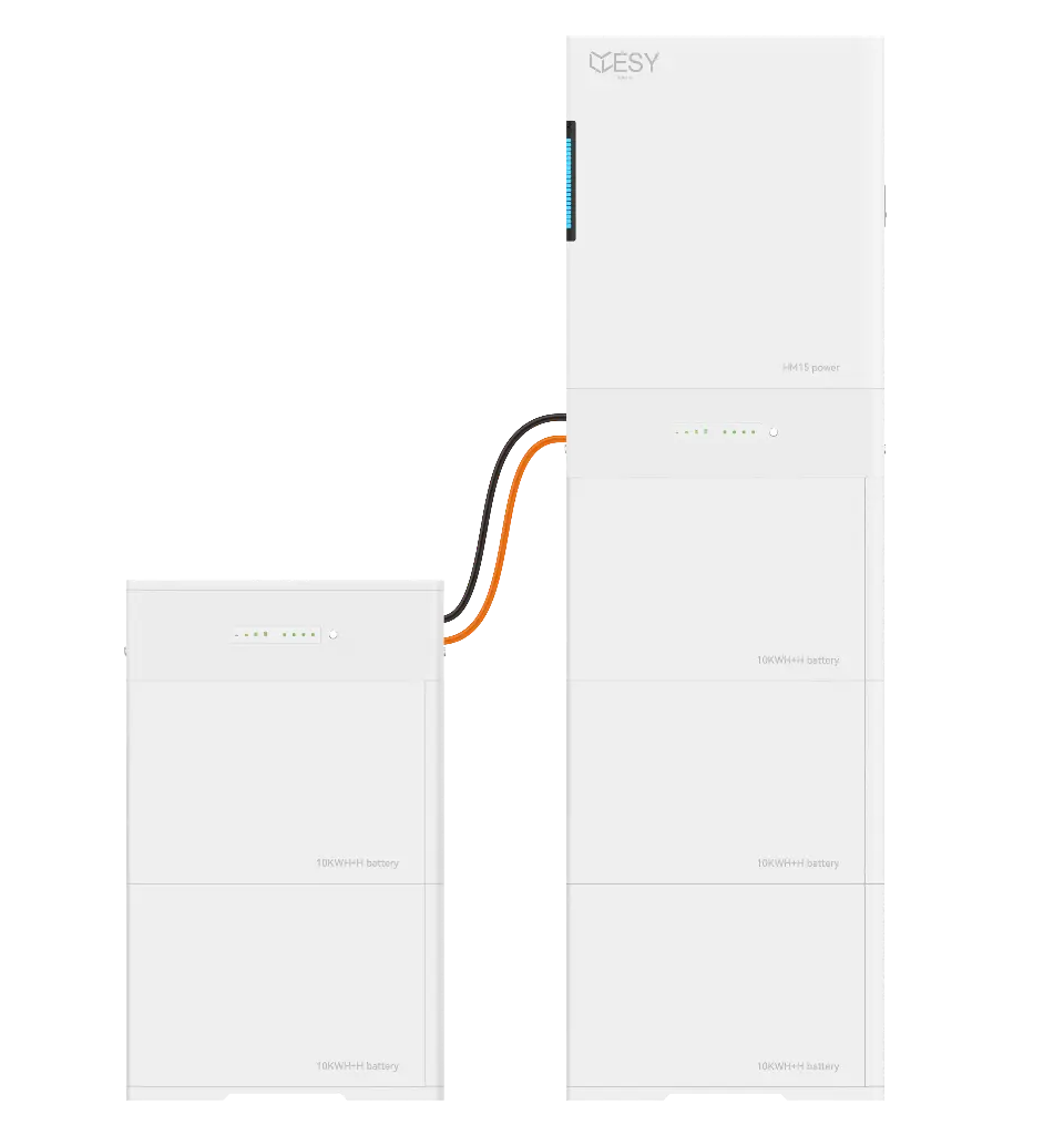 HM15-50 PV Wechselrichter 15 kW Ausgangsleistung mit Batteriespeicher 50 kWh, 3 Phasen