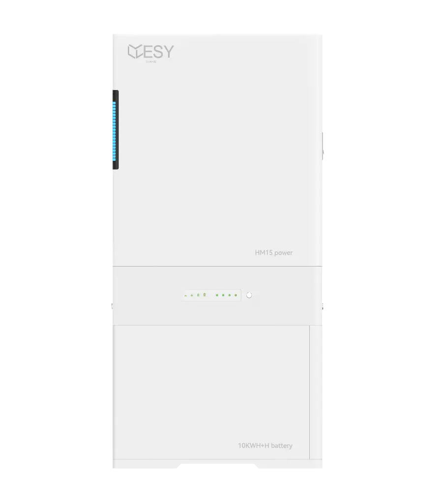 HM15-10 PV inverter med 15 kW udgangseffekt og 10 kWh batterilagring, 3 faser