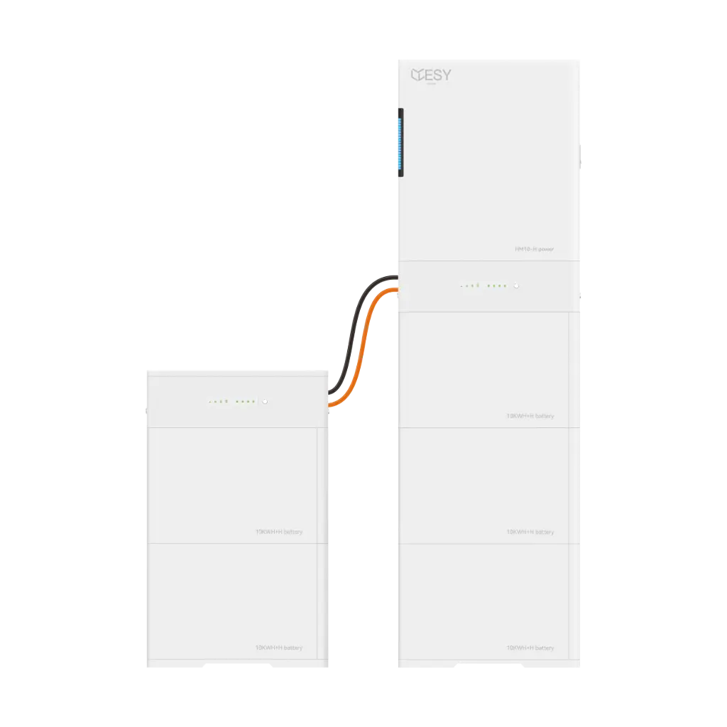 Inversor fotovoltaico HM10-50 10 kW de potência com bateria de 50 kWh, trifásico