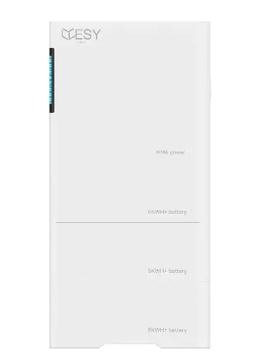 [200549] Onduleur PV HM6-15 avec une puissance de sortie de 6 kW et un stockage de batterie de 15 kWh, 1 phase