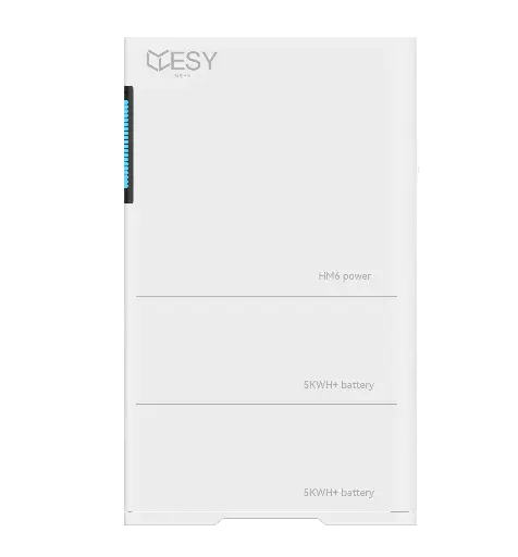 [200550] Inversor fotovoltaico HM6-10 con potencia de salida de 6 kW y almacenamiento de batería de 10 kWh, 1 fase